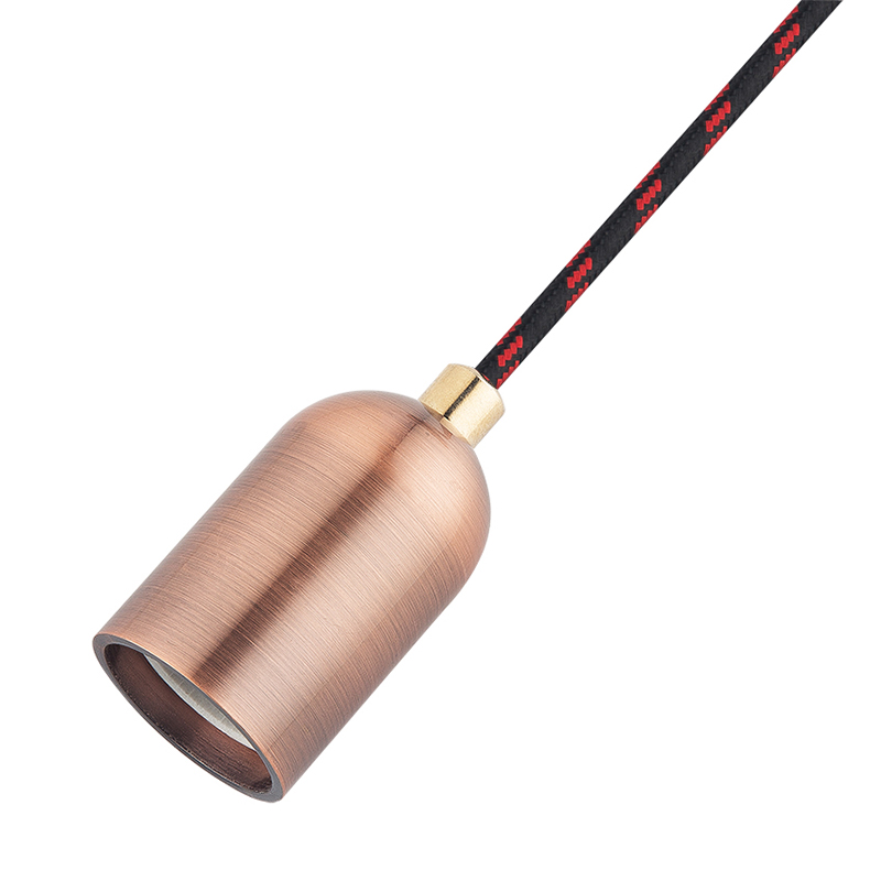 Pendant Light Cord Lamp Kit, Hanging Light Bulb Cord E26 Pendant Lamp Sockets Cord kit, with On/Off Toggle Switch+Hooks US AC Power Plug for DIY Pendant lamp