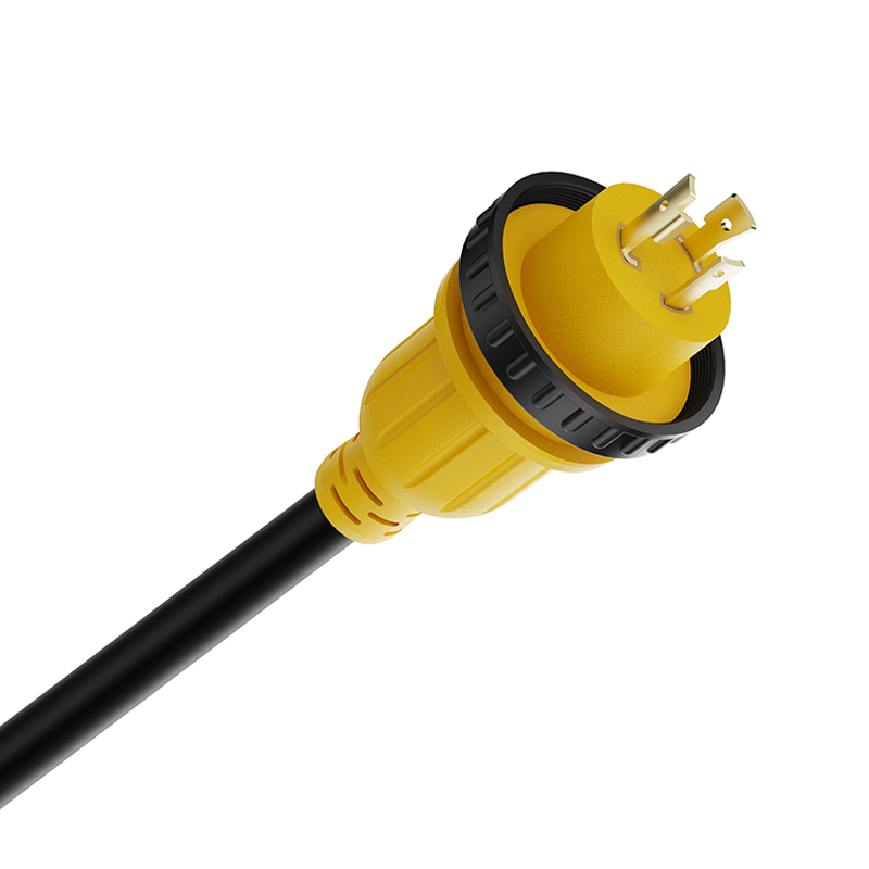 NEMA TT-30P to L5-30R Power Extension Cord 