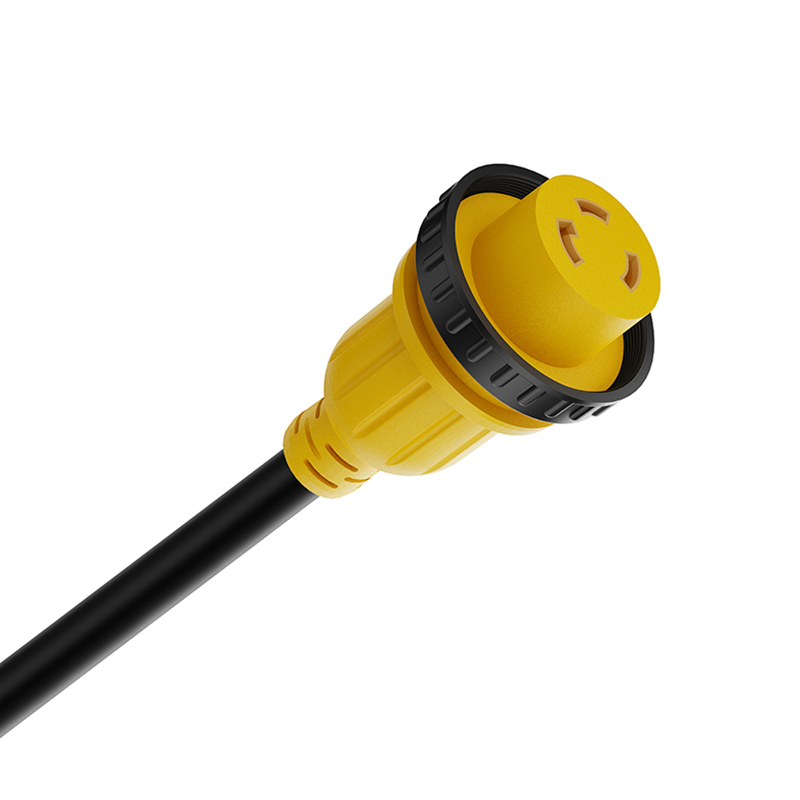 NEMA TT-30P to L5-30R Power Extension Cord 