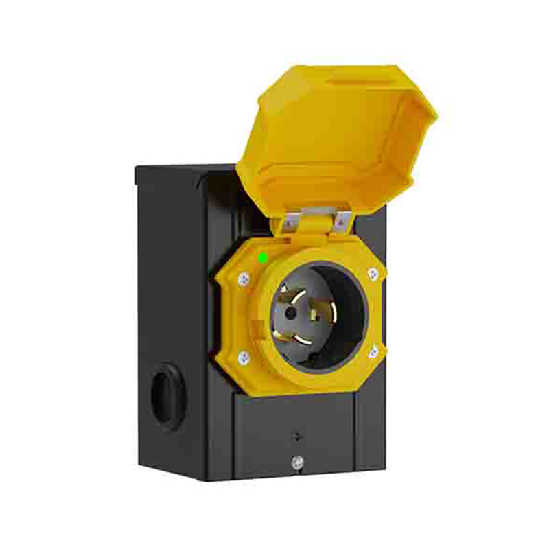 50 Amp Generator Power Inlet Box, NEMA SS2-50P Generator Box for 3-Prong Generator Cord
