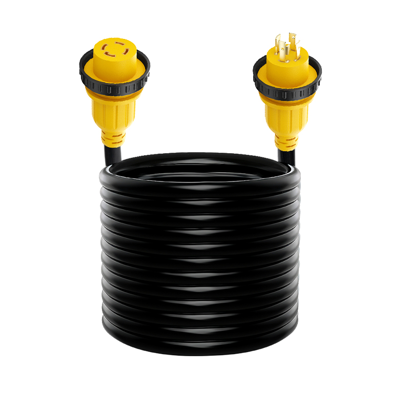 NEMA L14-30P male to L14-30R female twist lock, Power Cable