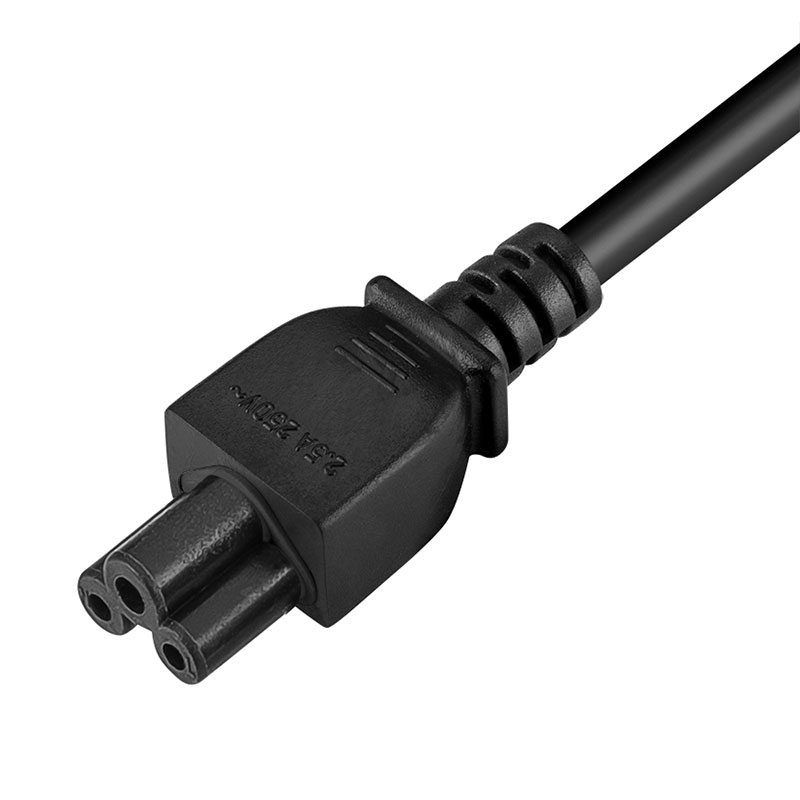 ZJ-QT1 3-Prong AC Power Cable with NEMA 5-15P to C5 Connector