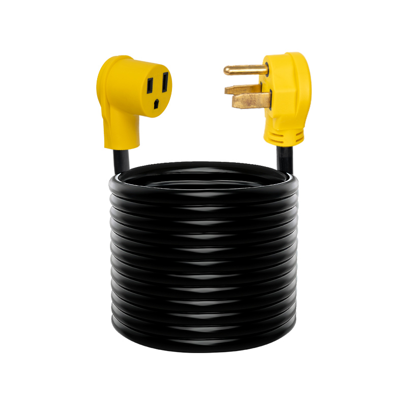 NEMA 6-50P to NEMA 6-50R30 Amp/ 3 Prong Welder Extension Cord